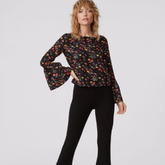 Club Monaco Taisie Bell-Sleeve Floral Blouse - Picture 11 of 11